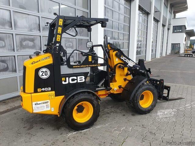 Loader JCB 403 / Schaufel + Gabel / nur 248h!