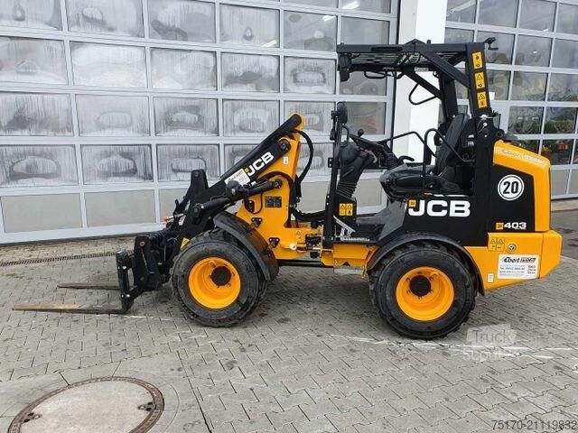 Loader JCB 403 / Schaufel + Gabel / nur 248h!