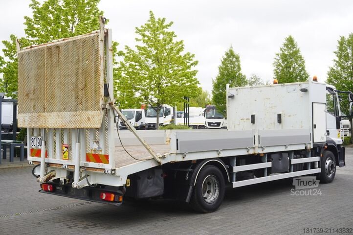 Flatbed truck Iveco Eurocargo 150 E25 / 90 tho. km !!! / Tow