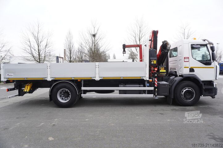 Platforma ar celtni Renault C280 DTI 8 / FASSI crane 5.6T / 560 mth