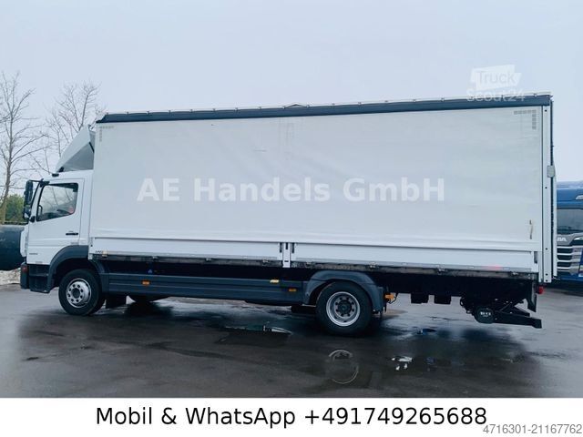 Samochód ciężarowy z plandeką typu platforma MERCEDES-BENZ Atego 1224 BL Motorbremse|LBW|Edscha|Tautliner