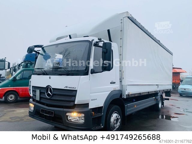 Samochód ciężarowy z plandeką typu platforma MERCEDES-BENZ Atego 1224 BL Motorbremse|LBW|Edscha|Tautliner