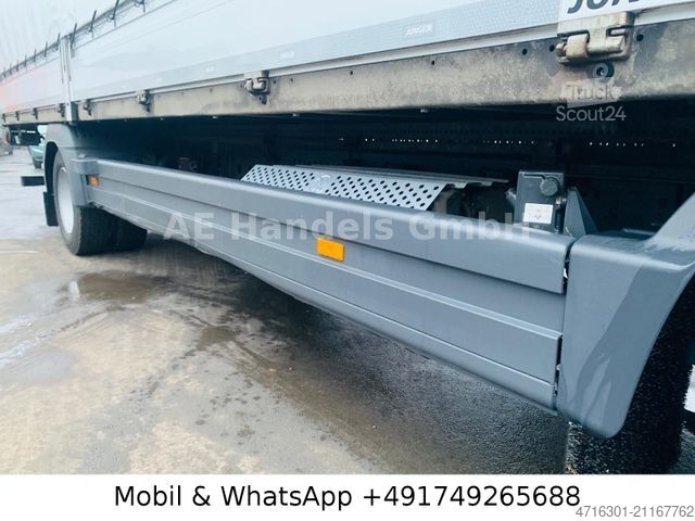 Samochód ciężarowy z plandeką typu platforma MERCEDES-BENZ Atego 1224 BL Motorbremse|LBW|Edscha|Tautliner