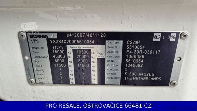 Trattore stradale standard SCANIA S500 N323 NGS E6 + PARKCLIMA + NAVI + RETARDER