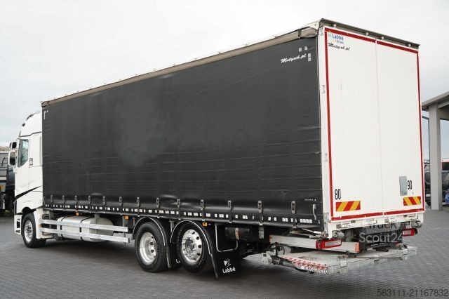 Jumbo kamyon RENAULT T 440 / 6X2 / SOLÓWKA / FIRANKA 9.5 M / I-PARK C