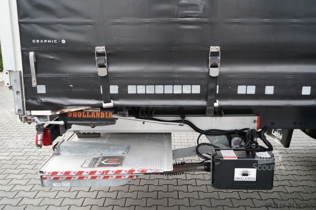 Jumbo kamyon RENAULT T 440 / 6X2 / SOLÓWKA / FIRANKA 9.5 M / I-PARK C