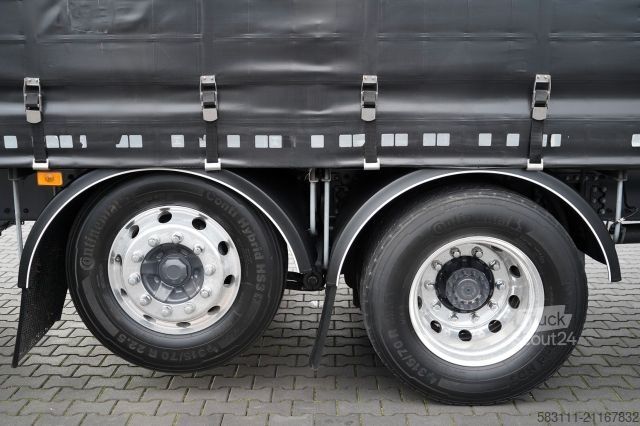 Jumbo kamyon RENAULT T 440 / 6X2 / SOLÓWKA / FIRANKA 9.5 M / I-PARK C