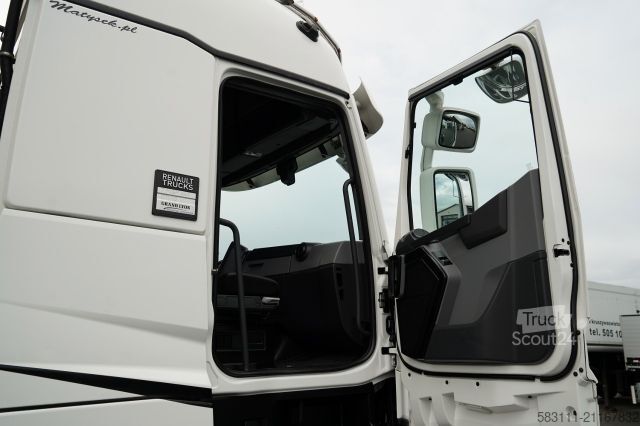 Jumbo kamyon RENAULT T 440 / 6X2 / SOLÓWKA / FIRANKA 9.5 M / I-PARK C