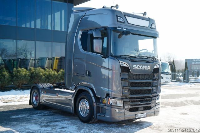 Standart çekici ünitesi SCANIA S 580 / V8 / RETARDER / FULL AIRMATIC  / I-PARK