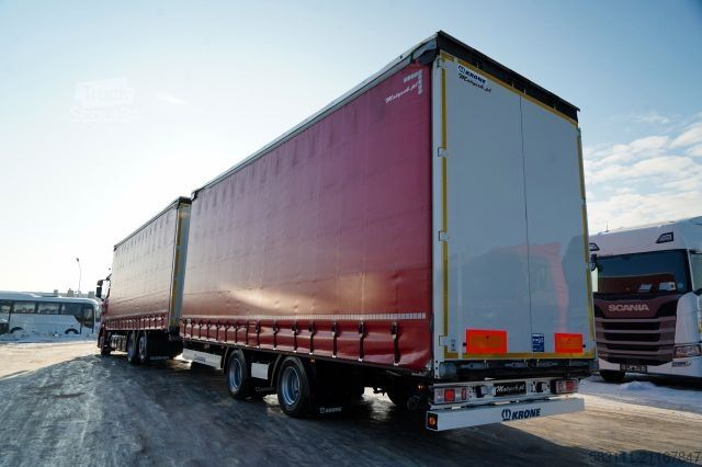 Jumbo kamyon SCANIA S 460 / ZESTAW TANDEM / FIRANKA / 120 M3 / KRONE