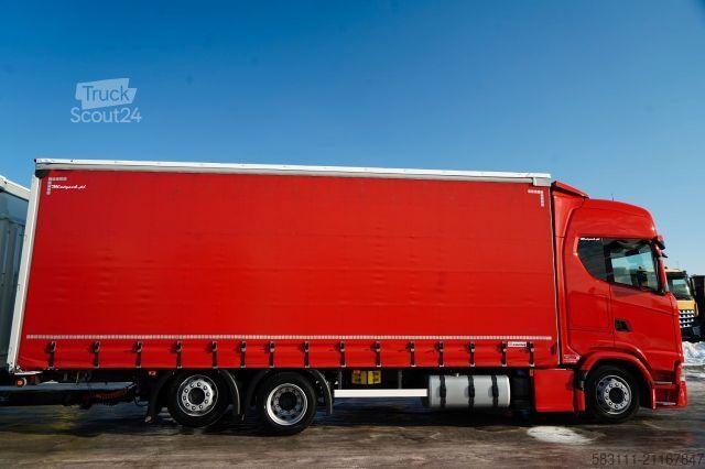 Jumbo kamyon SCANIA S 460 / ZESTAW TANDEM / FIRANKA / 120 M3 / KRONE