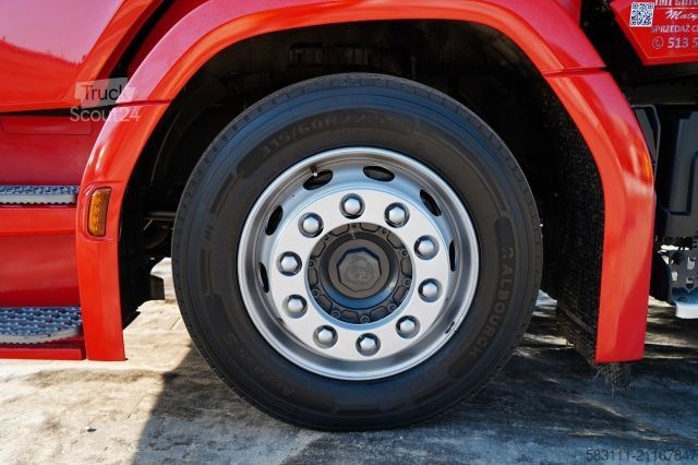 Jumbo kamyon SCANIA S 460 / ZESTAW TANDEM / FIRANKA / 120 M3 / KRONE