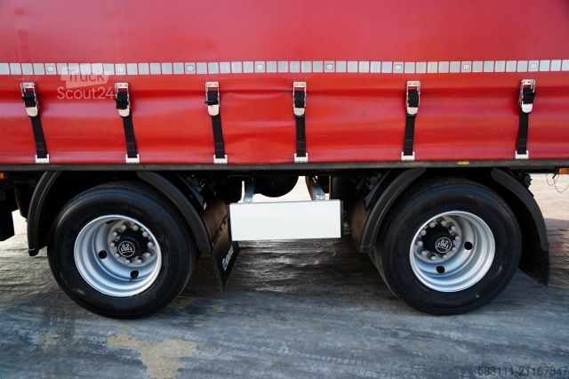 Jumbo kamyon SCANIA S 460 / ZESTAW TANDEM / FIRANKA / 120 M3 / KRONE