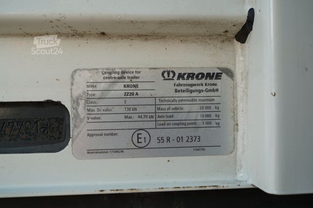 Jumbo kamyon SCANIA S 460 / ZESTAW TANDEM / FIRANKA / 120 M3 / KRONE