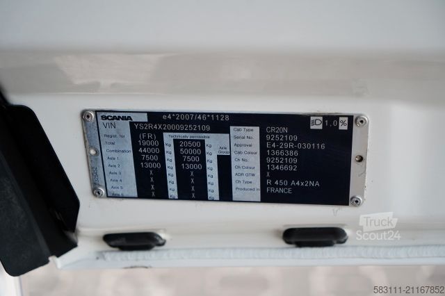 Standart çekici ünitesi SCANIA R 450 / RETARDER / HYDRAULIKA / I-PARK COOL / OP