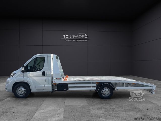 Furgon samochodowy do przewozu aut PEUGEOT Boxer Abschleppwagen AHK 3,5t Klima VDI2700 Zert