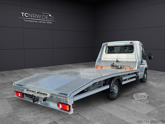 Furgon samochodowy do przewozu aut PEUGEOT Boxer Abschleppwagen AHK 3,5t Klima VDI2700 Zert