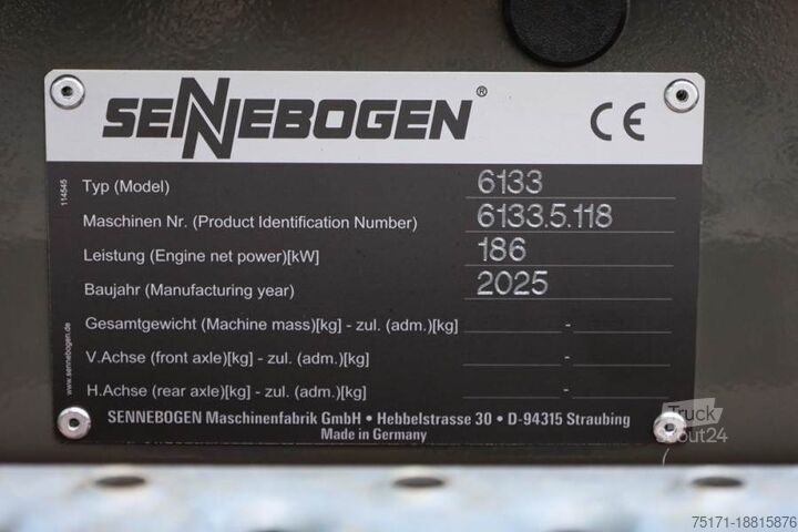 Мобільний кран Sennebogen 6133E Valid inspection, *Guarantee! Available For