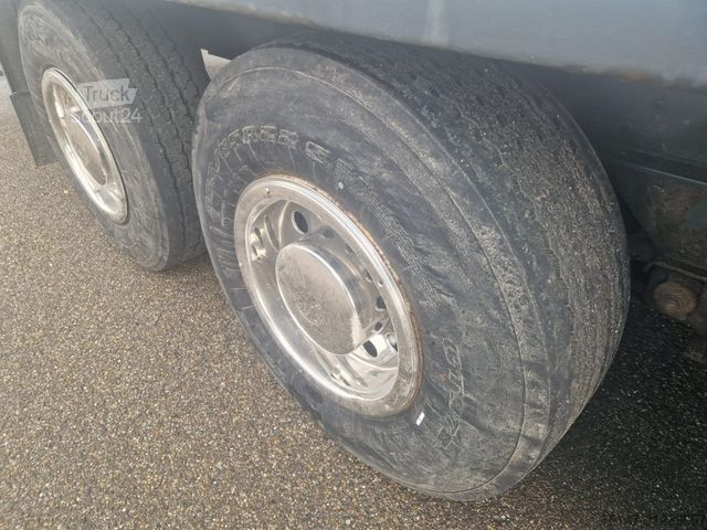 Brandalı açık yarı römork KRONE 3-Achs Tautliner Liftachse Edscha Schiebeplane