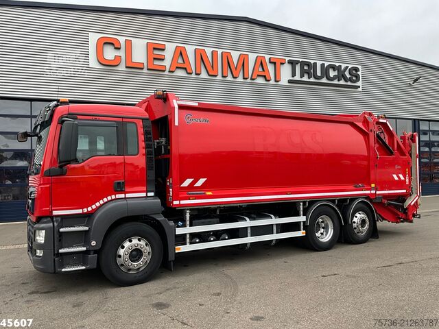 Refuse collection vehicle MAN TGS 26.320 Euro 6 Geesink 24 m³ GHC