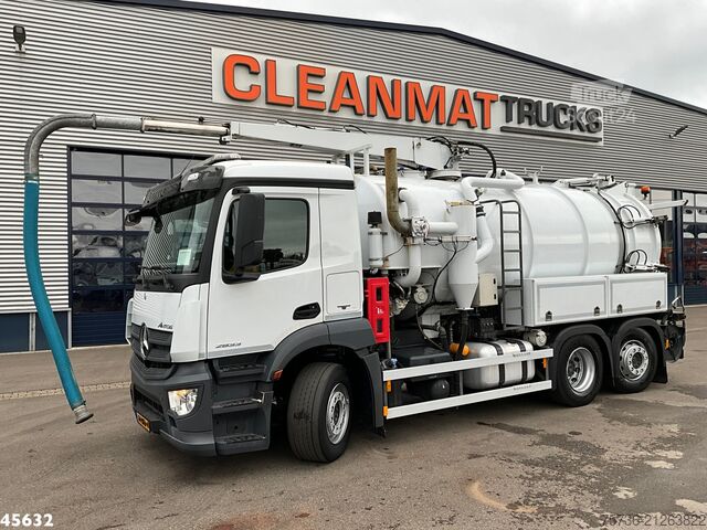 Zuigvoertuig Mercedes-Benz Antos 2833 Euro 6 DHM kolkenzuiger Just 123.687...