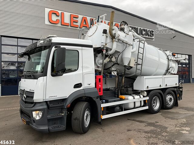 Zuigvoertuig Mercedes-Benz Antos 2833 Euro 6 DHM kolkenzuiger Just 123.687...