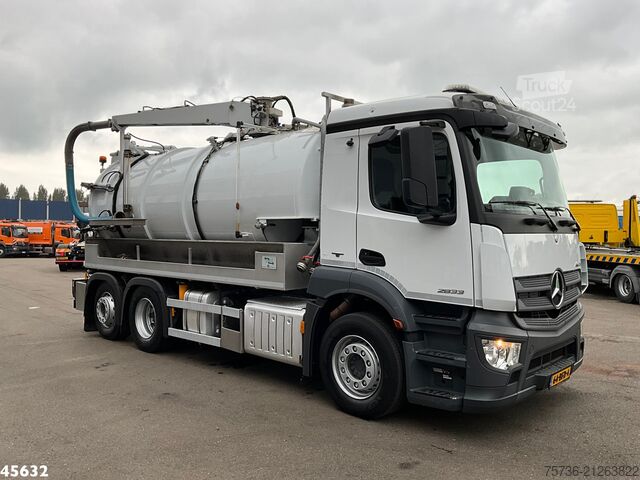 Zuigvoertuig Mercedes-Benz Antos 2833 Euro 6 DHM kolkenzuiger Just 123.687...