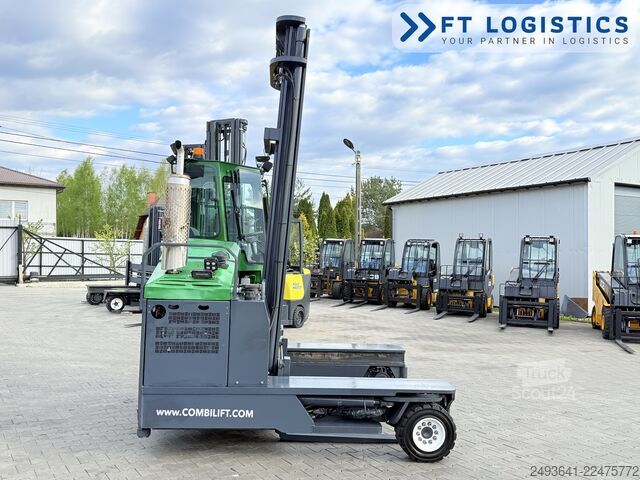 Stivuitor cu patru direcții Combilift C4500 GAS DUPLEX 5500 FORK POSITIONER