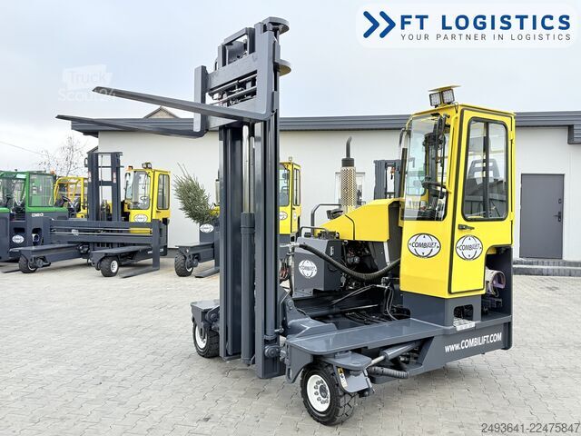 štvorcestný vysokozdvižný vozík Combilift C4000 GAS DUPLEX 4600 FORK POSITIONER