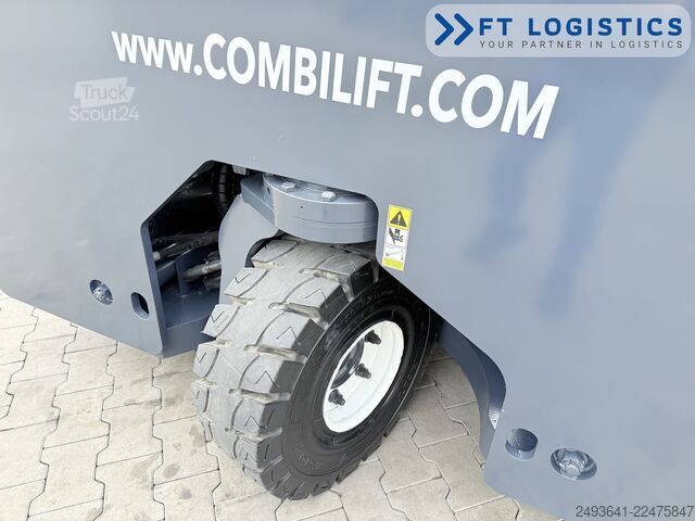 štvorcestný vysokozdvižný vozík Combilift C4000 GAS DUPLEX 4600 FORK POSITIONER