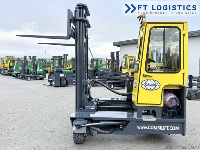 štvorcestný vysokozdvižný vozík Combilift C4000 GAS DUPLEX 4600 FORK POSITIONER