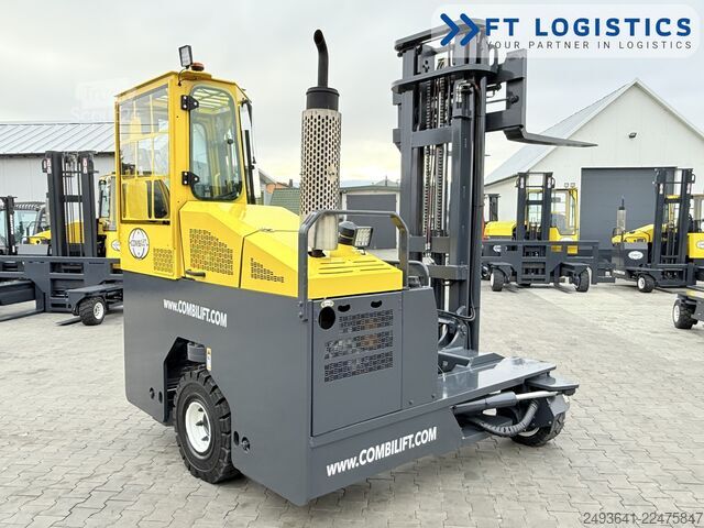 štvorcestný vysokozdvižný vozík Combilift C4000 GAS DUPLEX 4600 FORK POSITIONER