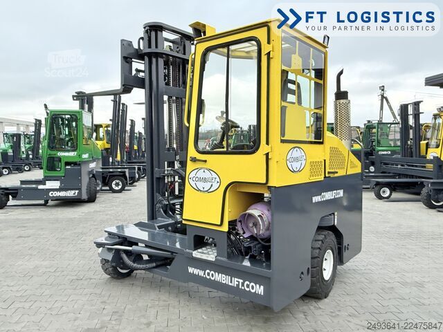 štvorcestný vysokozdvižný vozík Combilift C4000 GAS DUPLEX 4600 FORK POSITIONER