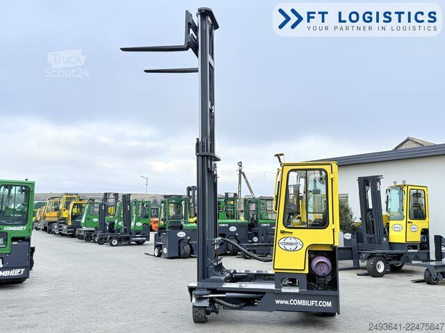 štvorcestný vysokozdvižný vozík Combilift C4000 GAS DUPLEX 4600 FORK POSITIONER