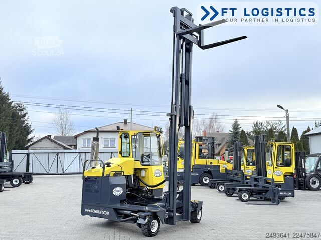 štvorcestný vysokozdvižný vozík Combilift C4000 GAS DUPLEX 4600 FORK POSITIONER