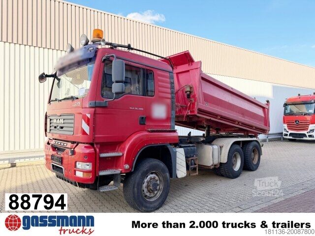 Autocarro ribaltabile MAN TGA 26.480 6X6H BL, HYDRODRIVE, Intarder,