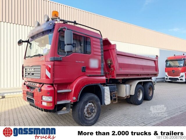 Autocarro ribaltabile MAN TGA 26.480 6X6H BL, HYDRODRIVE, Intarder,