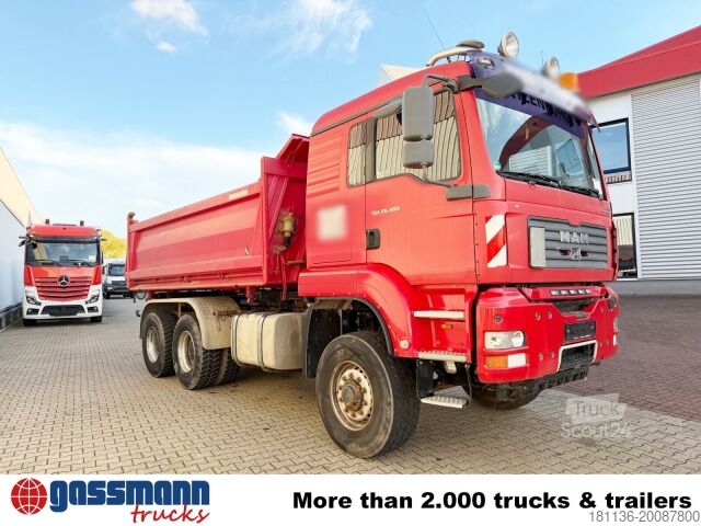 Autocarro ribaltabile MAN TGA 26.480 6X6H BL, HYDRODRIVE, Intarder,