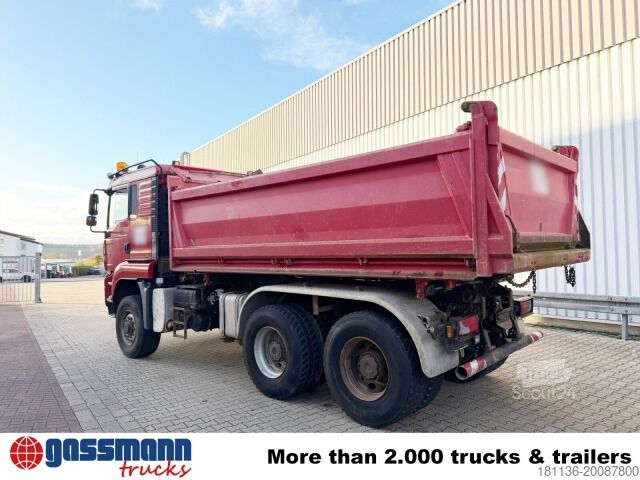 Autocarro ribaltabile MAN TGA 26.480 6X6H BL, HYDRODRIVE, Intarder,