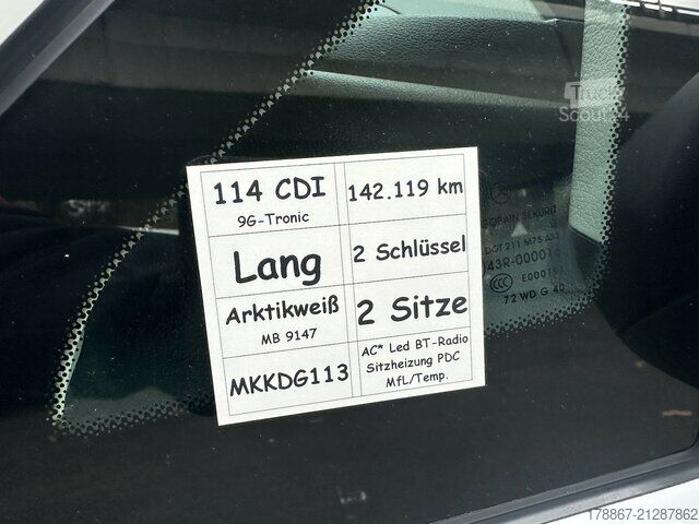 Fourgon tôlé Mercedes-Benz Vito Kasten 114 CDI PRO RWD lang LED Flügeltüren