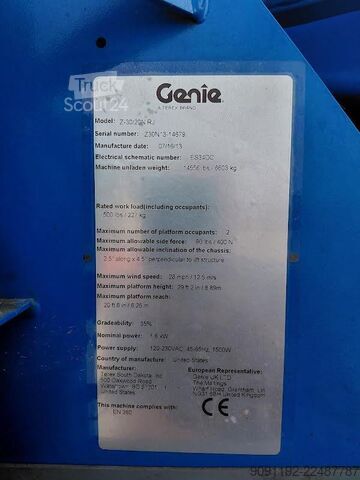 Съчленена телескопична работна платформа Genie Z-30/20N RJ