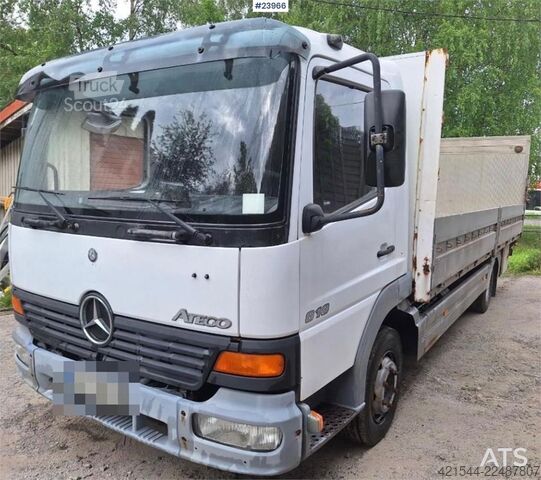 Platformos priekaba Mercedes-Benz Atego 818