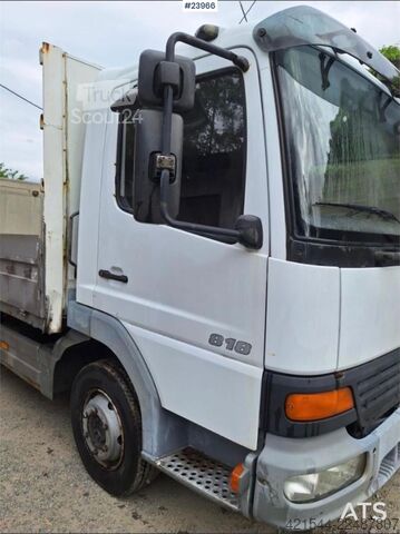 Platformos priekaba Mercedes-Benz Atego 818