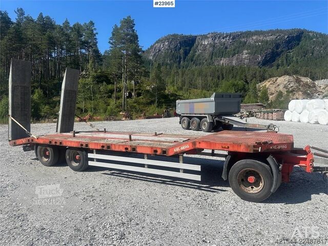 Низький навантажувач Kel-Berg Maskinslep with hydraulic ramps