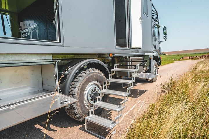 Lakóautó teherautó MAN 4x4 Allrad Weltreisemobil Expeditionsmobil Reisemobil Wohnmobil