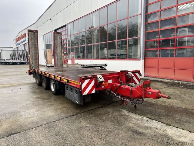 Low loader trailer  3 Achs  Tridemtieflader- Anhänger