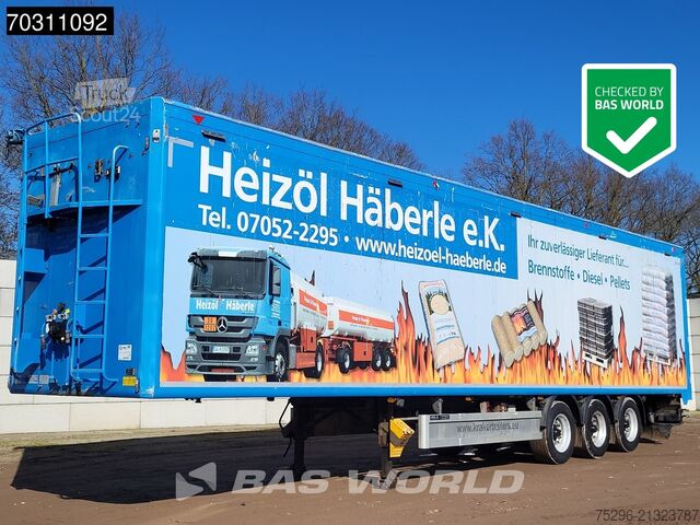 Fond mouvant Kraker CF-Z 3 axles 92m3 Lifting Axle 10mm