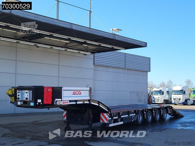 Încărcător redus GVN LOWBED 4 axles NEW! Lifting Axle + 2x Steering ...