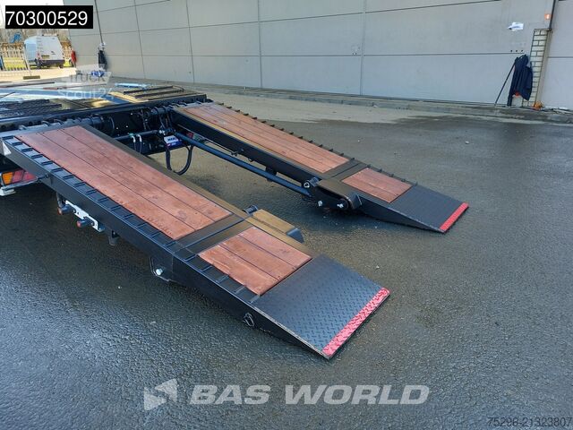 Încărcător redus GVN LOWBED 4 axles NEW! Lifting Axle + 2x Steering ...