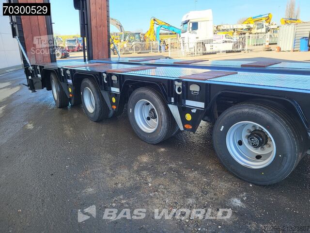 Încărcător redus GVN LOWBED 4 axles NEW! Lifting Axle + 2x Steering ...